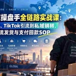 （20255期）海外私域操盘手全链路实战课：从赛道选品、TikTok引流到私域销转，系统掌握物流发货与支付回款SOP