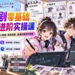（20352期）AI漫剧零基础入门到进阶实操课：剧本创作+分镜脚本+人物三视图+场景道具，跑通完整创作流程