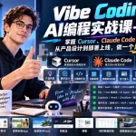 （20431期）Vibe Coding AI编程实战课-无水印：掌握Cursor、Claude Code与Codex，从产品设计到部署上线，做一个超赚钱的AI项目