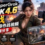 （20502期）Grok 4.6 也能做游戏？第一人称作战视频实测｜玩法详细讲解