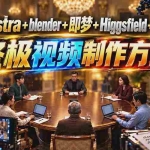 （20588期）GPT-6 Astra+Blender+即梦+Higgsfield+Suno=终极视频制作方式（无水印）
