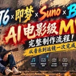 （20587期）GPT6×即梦×Suno×Blender｜AI电影级MV完整制作流程！从音乐到运镜一次完成 (无水印)