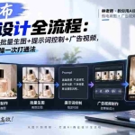 （20576期）AI画布商业设计全流程：商品图制作+批量生图+提示词控制+广告视频，全流程实操一次打通法
