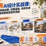 （20612期）【无水印】无限画布AI设计实战课-更新：从画布操作到线稿出图、白模渲染、毛坯生成与AI改图，打造完整视觉创作流程