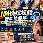 （20644期）【无水印】AI剧情短视频智能体合集：覆盖文案、生图、剧情、萌宠、共情与聊斋志怪，掌握多赛道视频制作方法