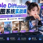 （20678期）Stable Diffusion AI绘图系统实战课：从WebUI基础到ComfyUI工作流，掌握商业设计与高效出图