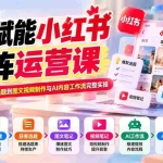 （20822期）AI赋能小红书矩阵运营课：从账号基建、获客选题到图文视频制作与AI内容工作流完整实操