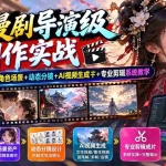 （20814期）AI漫剧导演级创作实战：提示词+镜头语言+角色场景+动态分镜+AI视频生成+专业剪辑系统教学