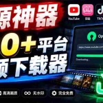 （20796期）YouTube、B站超100+平台视频免费下载， 超级好用，多平台免费开源热门视频下载器 ytDownloader