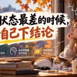 （20716期）【无水印】某付费文章：别在状态最差的时候，给自己下结论