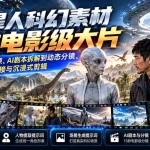 （20946期）把外星人科幻素材做成电影级大片：从人物场景还原、AI剧本拆解到动态分镜、镜头衔接与沉浸式剪辑