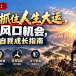 （20942期）付费文章：如何抓住人生大运，把握风口机会，低谷期自我成长指南