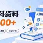 （21144期）通过推广学科资料日入1000+，长期稳定的CPS项目，市场需求大，变现逻辑清晰