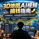（21181期）3D地图AI视频搞钱指南，3D地图看世界，AI短视频赛道的流量密码与商业化路径【文档】